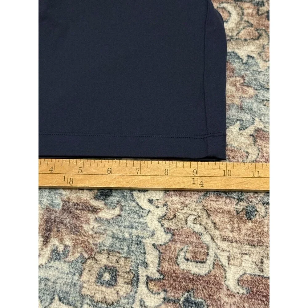 Graham Luxe Shorts Mens 34 Blue Golf Performance Nylon Stretch Athleisure